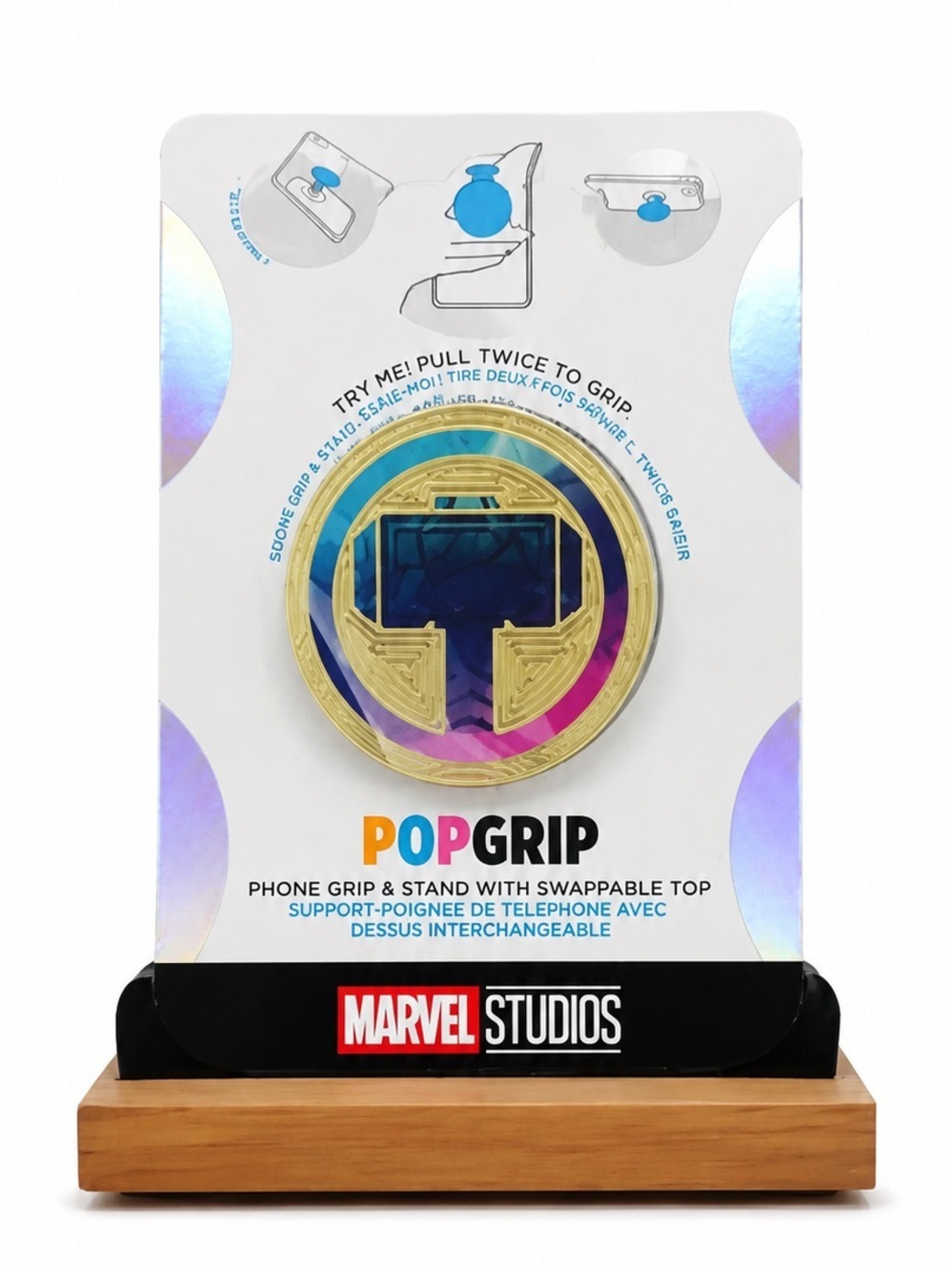 Marvel Mighty Thor Enamel PopSocket PopGrip Phone Grip & Stand